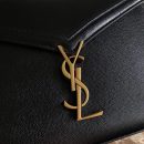 [REP 1:1] Saint Laurent Cassandra Medium Top Handle Bag In Grain De Poudre Embossed Black For Women 9.6in/25cm 623931BOW0W1000