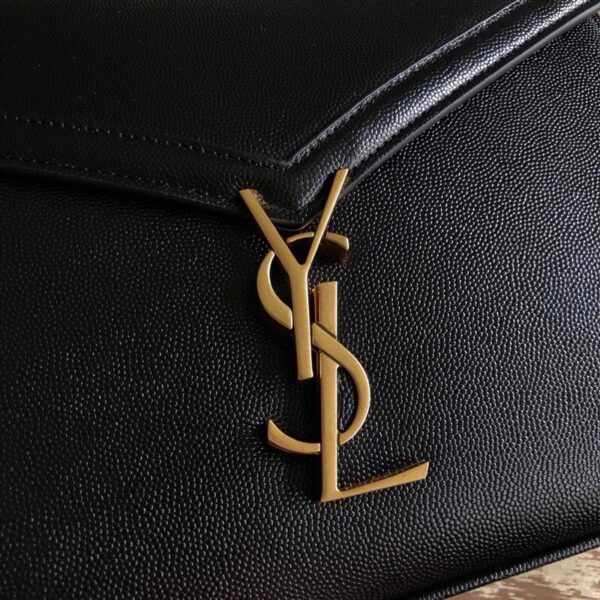 [REP 1:1] Saint Laurent Cassandra Medium Top Handle Bag In Grain De Poudre Embossed Black For Women 9.6in/25cm 623931BOW0W1000