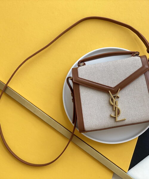 [REP 1:1] Saint Laurent Cassandra Mini Top Handle Bag For Women 7.8in/20cm Gold Hardware YSL 623930HZD2J9380