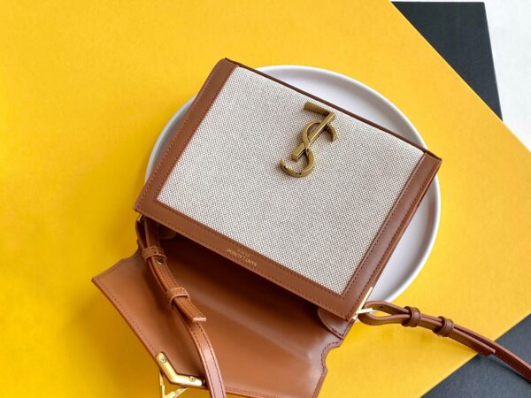 [REP 1:1] Saint Laurent Cassandra Mini Top Handle Bag For Women 7.8in/20cm Gold Hardware YSL 623930HZD2J9380