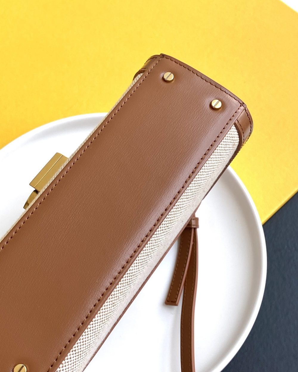 [REP 1:1] Saint Laurent Cassandra Mini Top Handle Bag For Women 7.8in/20cm Gold Hardware YSL 623930HZD2J9380