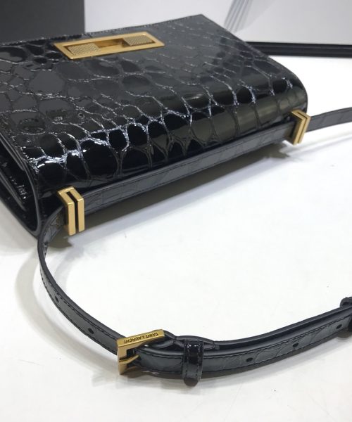 [REP 1:1] Saint Laurent Cassandra Small Crossbody Bag With Stone Print Black For Women 7.4in/19cm YSL