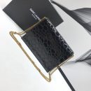 [REP 1:1] Saint Laurent Cassandra Small Crossbody Bag With Stone Print Black For Women 7.4in/19cm YSL