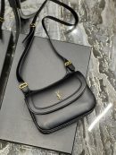 [REP 1:1] Saint Laurent Charlie Medium Shoudler Bag Black For Women 9.1in/23cm YSl 6867422R20W1000