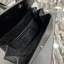 [REP 1:1] Saint Laurent Charlie Medium Shoudler Bag Black For Women 9.1in/23cm YSl 6867422R20W1000