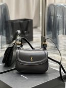 [REP 1:1] Saint Laurent Charlie Medium Shoudler Bag Black For Women 9.1in/23cm YSl 6867422R20W1000