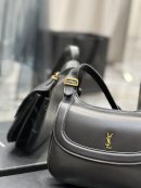 [REP 1:1] Saint Laurent Charlie Medium Shoudler Bag Black For Women 9.1in/23cm YSl 6867422R20W1000
