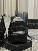 [REP 1:1] Saint Laurent City Backpack Black For Women, Women's Bags 16.1in/41cm YSL‎ 534967DZE2F1000