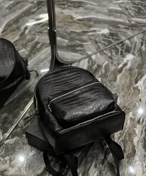 [REP 1:1] Saint Laurent City Backpack Black For Women, Women's Bags 16.1in/41cm YSL‎ 534967DZE2F1000