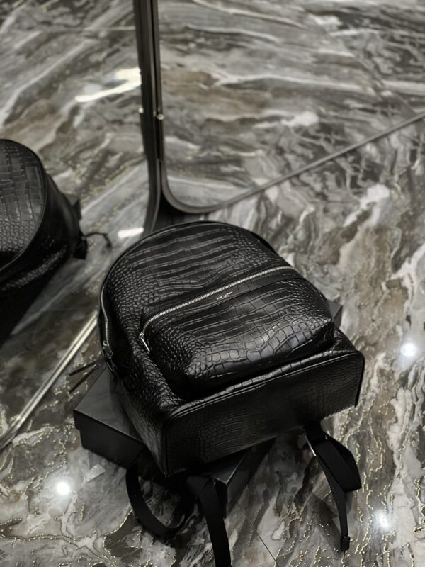 [REP 1:1] Saint Laurent City Backpack Black For Women, Women's Bags 16.1in/41cm YSL‎ 534967DZE2F1000