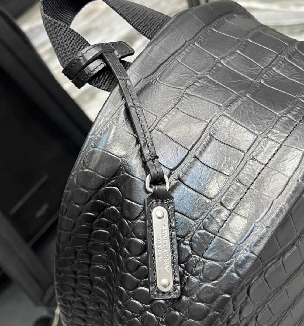 [REP 1:1] Saint Laurent City Backpack Black For Women, Women's Bags 16.1in/41cm YSL‎ 534967DZE2F1000