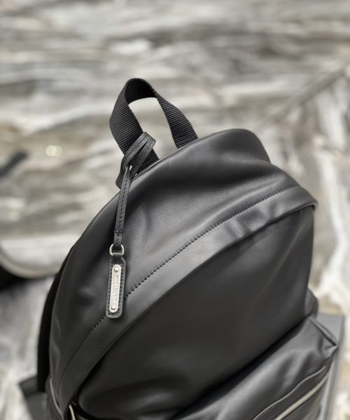 [REP 1:1] Saint Laurent City Backpack In Unisex For Women 13.8in/35cm Black YSL