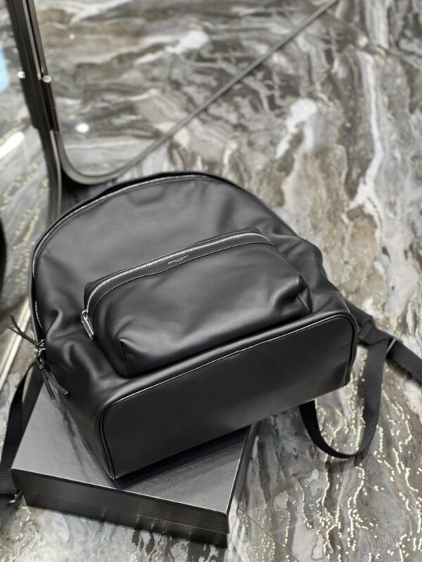 [REP 1:1] Saint Laurent City Backpack Unisex For Women 15in/38cm Black YSL