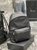 [REP 1:1] Saint Laurent City Backpack Unisex For Women 15in/38cm Black YSL
