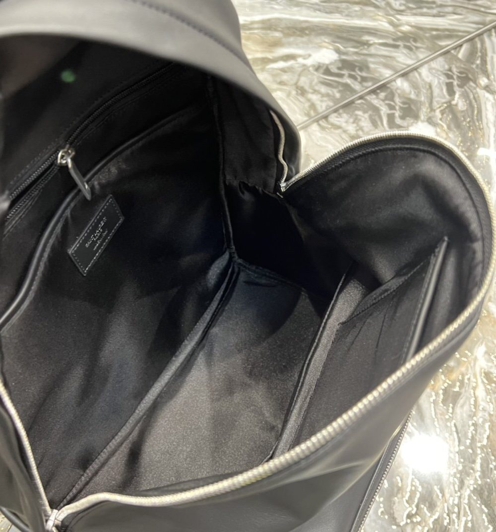 [REP 1:1] Saint Laurent City Backpack Unisex For Women 15in/38cm Black YSL