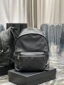 [REP 1:1] Saint Laurent City Backpack Unisex For Women 15in/38cm Black YSL