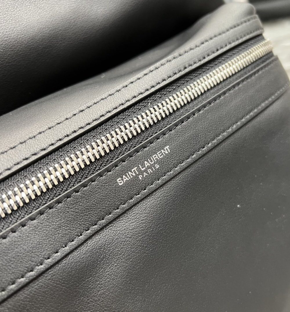 [REP 1:1] Saint Laurent City Backpack Unisex For Women 15in/38cm Black YSL