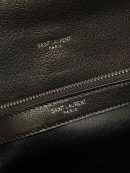 [REP 1:1] Saint Laurent College Large Chain Bag Black With Silver Toned Hardware For Women 12.6in/32cm YSL 600278BRM041000
