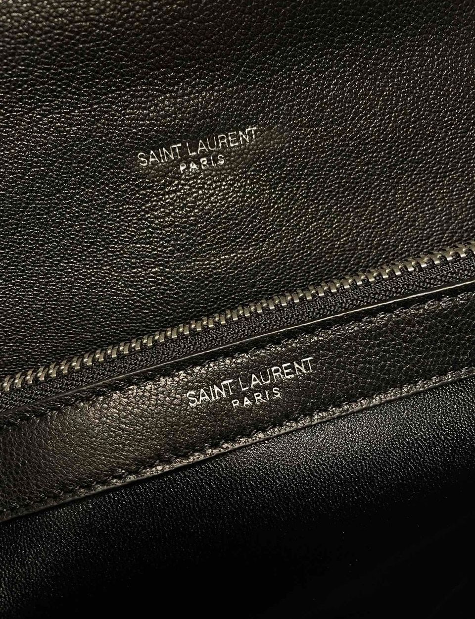 [REP 1:1] Saint Laurent College Large Chain Bag Black With Silver Toned Hardware For Women 12.6in/32cm YSL 600278BRM041000