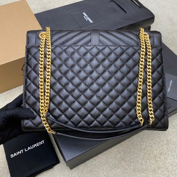 [REP 1:1] Saint Laurent Envelope Large Bag In Mix Matelasse Grain De Poudre Embossed 12.2in/31cm YSL 600166BOW911000