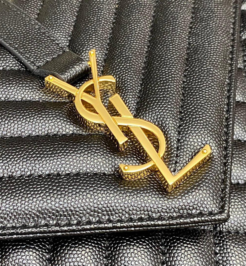 [REP 1:1] Saint Laurent Envelope Large Bag In Mix Matelasse Grain De Poudre Embossed 12.2in/31cm YSL 600166BOW911000