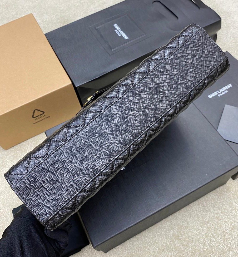 [REP 1:1] Saint Laurent Envelope Large Bag In Mix Matelasse Grain De Poudre Embossed 12.2in/31cm YSL 600166BOW911000