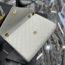[REP 1:1] Saint Laurent Envelope Medium Chain Bag White For Women, Women's Bags 9.4in/24cm YSL