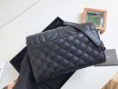 [REP 1:1] Saint Laurent Envelope Small Bag In Mix Matelassé Grain De Poudre Black For Women 8.2in/21cm YSL 600195BOW981000