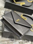 [REP 1:1] Saint Laurent Gaby Chain Bag Black With Gold Hardware For Women 10.4in/27cm YSL 6688641EL071000