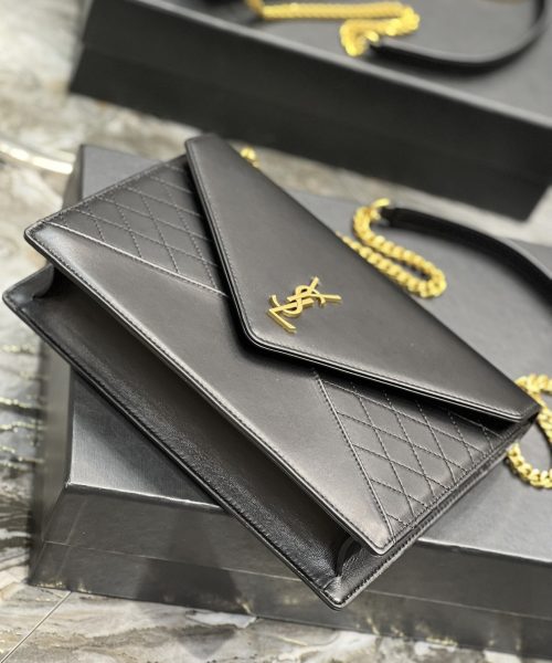 [REP 1:1] Saint Laurent Gaby Chain Bag Black With Gold Hardware For Women 10.4in/27cm YSL 6688641EL071000