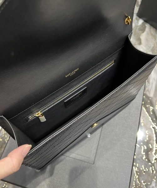 [REP 1:1] Saint Laurent Gaby Chain Bag Black With Gold Hardware For Women 10.4in/27cm YSL 6688641EL071000