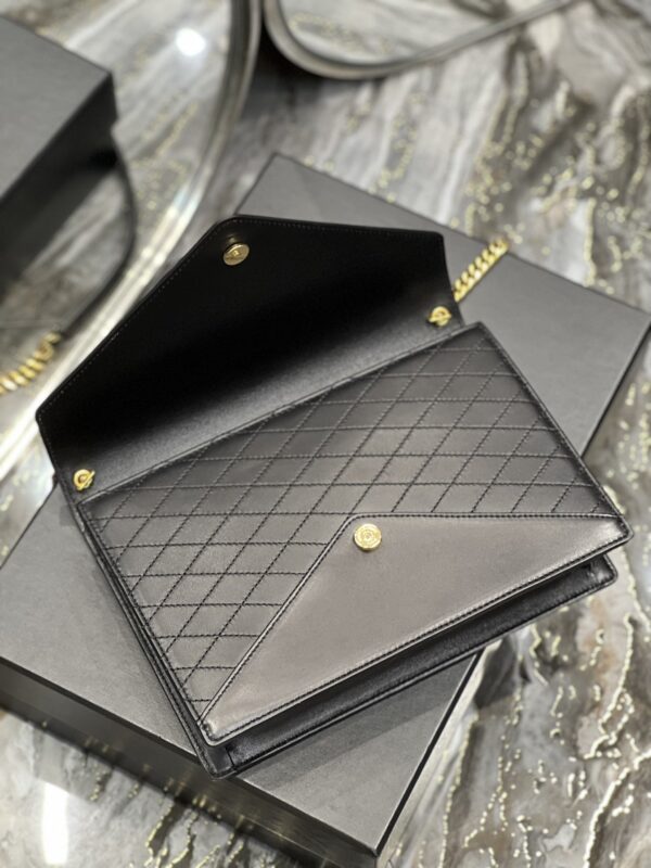 [REP 1:1] Saint Laurent Gaby Chain Bag Black With Gold Hardware For Women 10.4in/27cm YSL 6688641EL071000