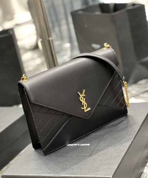 [REP 1:1] Saint Laurent Gaby Chain Bag Black With Gold Hardware For Women 10.4in/27cm YSL 6688641EL071000