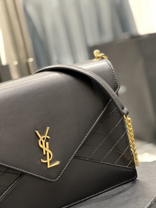 [REP 1:1] Saint Laurent Gaby Chain Bag Black With Gold Hardware For Women 10.4in/27cm YSL 6688641EL071000
