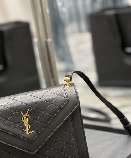 [REP 1:1] Saint Laurent Gaby Mini Satchel Black For Women, Women's Bags 7.9in/20cm YSL 6855741EL071000