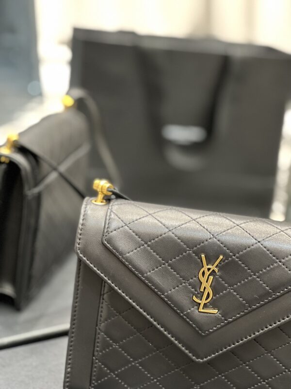 [REP 1:1] Saint Laurent Gaby Mini Satchel Black For Women, Women's Bags 7.9in/20cm YSL 6855741EL071000