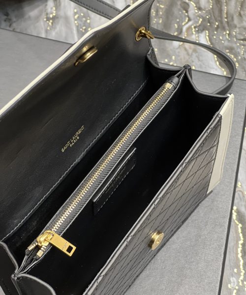 [REP 1:1] Saint Laurent Gaby Mini Satchel Black For Women, Women's Bags 7.9in/20cm YSL