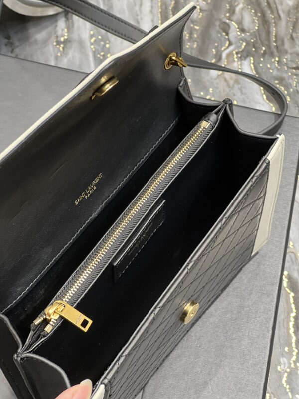 [REP 1:1] Saint Laurent Gaby Mini Satchel Black For Women, Women's Bags 7.9in/20cm YSL