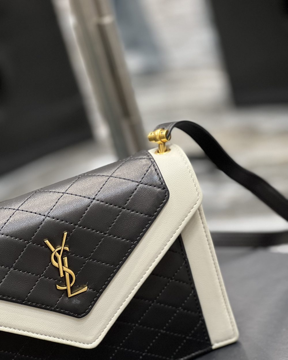 [REP 1:1] Saint Laurent Gaby Mini Satchel Black For Women, Women's Bags 7.9in/20cm YSL