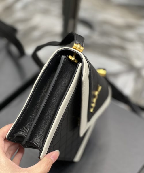 [REP 1:1] Saint Laurent Gaby Mini Satchel Black For Women, Women's Bags 7.9in/20cm YSL