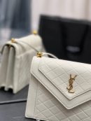 [REP 1:1] Saint Laurent Gaby Mini Satchel White For Women, Women's Bags 7.9in/20cm YSL 6855741EL079207