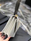 [REP 1:1] Saint Laurent Gaby Mini Satchel White For Women, Women's Bags 7.9in/20cm YSL 6855741EL079207