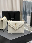 [REP 1:1] Saint Laurent Gaby Mini Satchel White For Women, Women's Bags 7.9in/20cm YSL 6855741EL079207