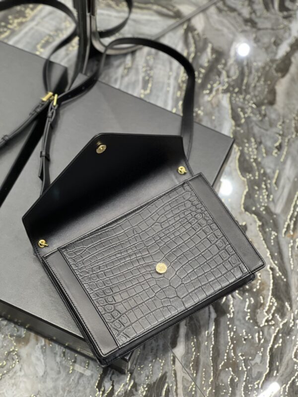 [REP 1:1] Saint Laurent Gaby Satchel Bag In Black With Gold Toned Hardware For Women 10.2in/26cm YSl 695724DZEUW1000