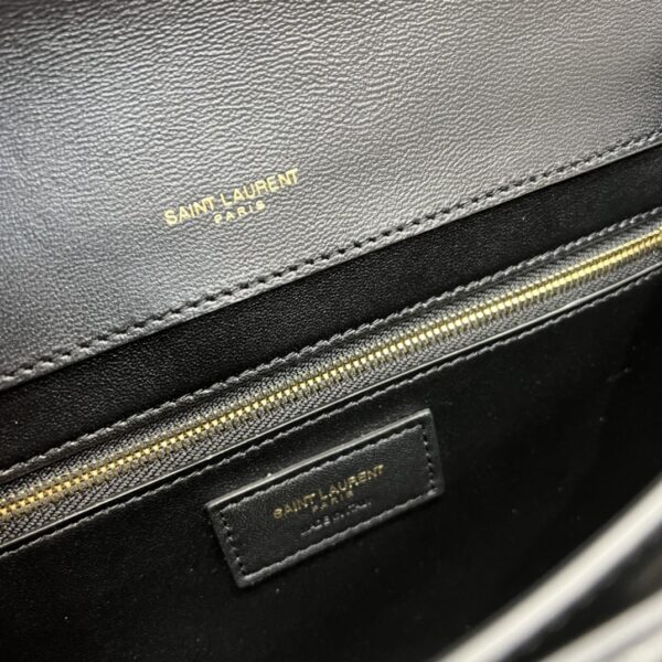 [REP 1:1] Saint Laurent Gaby Satchel Bag In Black With Gold Toned Hardware For Women 10.2in/26cm YSl 695724DZEUW1000