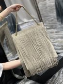 [REP 1:1] Saint Laurent Grace Ladies Tassel Beige For Women, Women's Bags 13.8in/35cm YSL