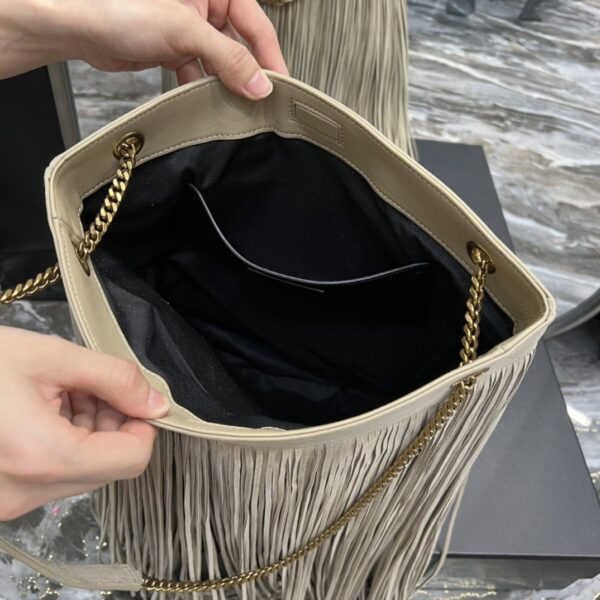 [REP 1:1] Saint Laurent Grace Ladies Tassel Beige For Women, Women's Bags 13.8in/35cm YSL