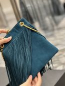 [REP 1:1] Saint Laurent Grace Ladies Tassel Blue For Women, Women's Bags 8.3in/21cm YSL