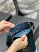 [REP 1:1] Saint Laurent Grace Ladies Tassel Blue For Women, Women's Bags 8.3in/21cm YSL