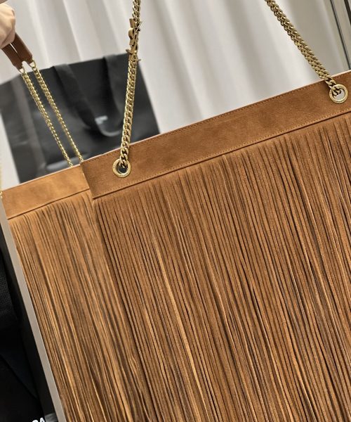 [REP 1:1] Saint Laurent Grace Ladies Tassel Brown For Women, Women's Bags 13.8in/35cm YSL‎